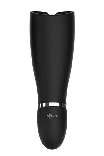 Чёрный мастурбатор Tonga NAGHI NO.44 RECHARGEABLE MASTURBATOR 530044