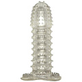 Прозрачная насадка с шипиками Play Star Cristal Condom NC-003 (12,5 см)