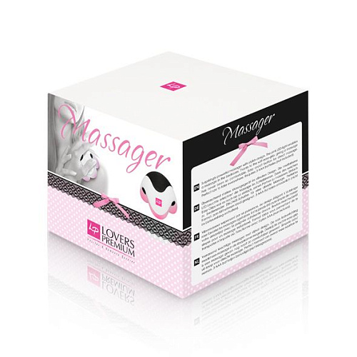 Массажёр для всего тела бело-чёрного цвета LoversPremium Massager E22017