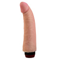 Ультра реалистичный вибромассажёр телесного цвета в форме фаллоса LOVETOY (А-Полимер) 800706 (17,5 см)