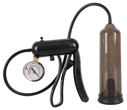 Чёрная вакуумная помпа с манометром Orion Mister Boner Professionals Pump 05337420000
