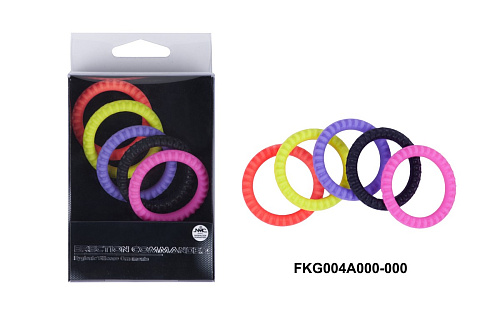 Набор разноцветных эрекционных колец NMC ERECTION COMANDER FKG004A000