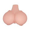 Реалистичная попка телесного цвета с 2 любовными тоннелями и вибрацией Baile BM-009115Z-1