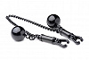 Зажимы для сосков с утяжелителями и цепочкой XR Brands Clamps with Ball Weights and Chain IS120
