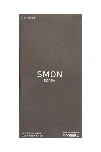 Фиолетовый вибромассажёр с бугорками KOKOS SMON №1 SMON-01-VIOLET (21,5 см)