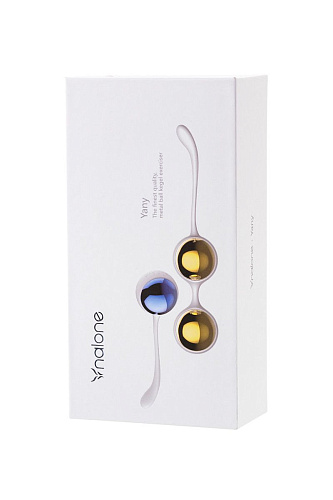 Синие и золотистые вагинальные шарики Nalone Yany VS-VR31