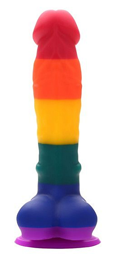 Разноцветный фаллоимитатор-реалистик Dream Toys COLOURFUL DILDO 21692 (17,5 см)