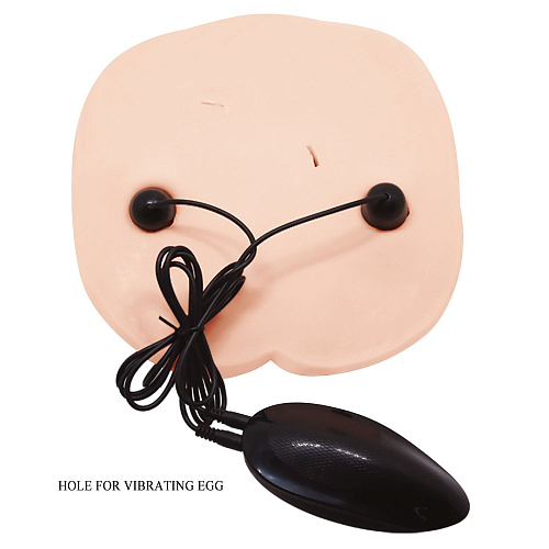 Вагина телесного цвета с руками поверх и вибрацией Baile BM-009022Z-1