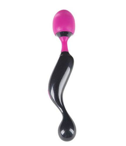 Розово-чёрный многофункциональный массажёр Adrien Lastic Symphony 10949