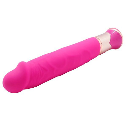 Ярко-розовый вибратор Howells ECSTASY Deluxe Rowdy Dong 173808pink (21,5 см)