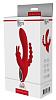 Красный вибромассажёр-кролик с анальным стимулятором Dream Toys HERA 21626 (21 см)