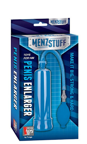 Синяя вакуумная помпа Dream Toys MENZSTUFF PENIS ENLARGER 20074