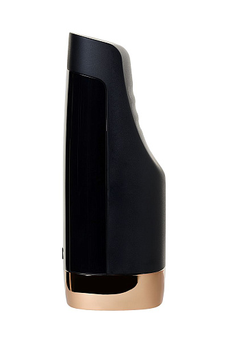 Чёрно-золотой мастурбатор с вибрацией Sirens Ares S-2