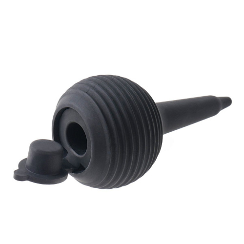 Чёрный фаллоимитатор-реалистик с имитацией семяизвержения Pipedream PD5605-23 (27,9 см)