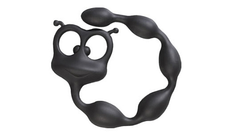 Чёрная анальная цепочка Fun Factory Flexy Felix 38008 (31 см)