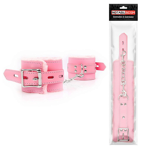 Розовые мягкие поножи на регулируемых ремешках Bior toys NTB-80570