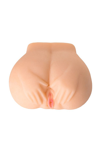 Тугие анус и вагина с вибрацией в телесном цвете ToyFa 893013