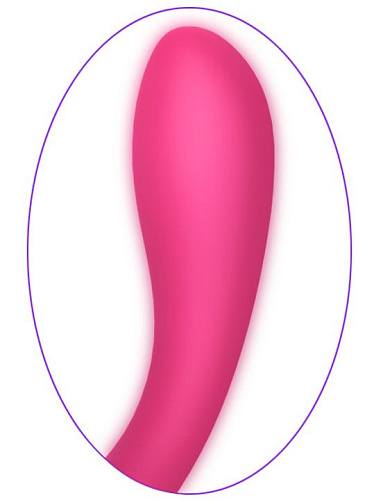 Розовый вибратор с вакуумной стимуляцией клитора Yuanse Bernic G-0004 (20,5 см)