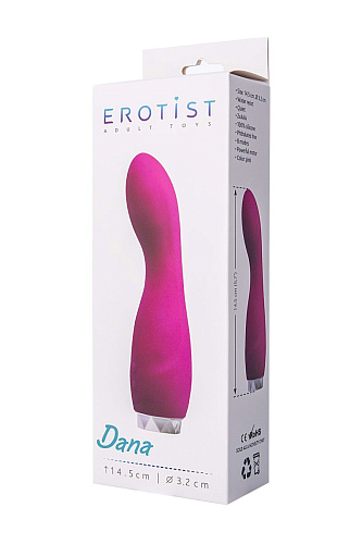 Розовый мини-вибратор Erotist Dana 541007 (14,5 см)