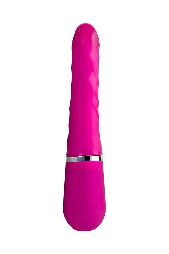 Розовый нереалистичный вибратор Ailighter Smart Telescopic Lover 191524 (27,1 см)