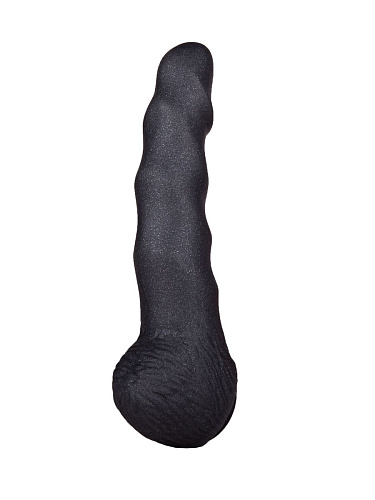 Чёрная насадка на пояс Harness LOVETOY (А-Полимер) BLACK BENT 2 132104