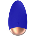 Синий вибратор для клиторальной стимуляции Shots Media BV Chic ELE008BLU