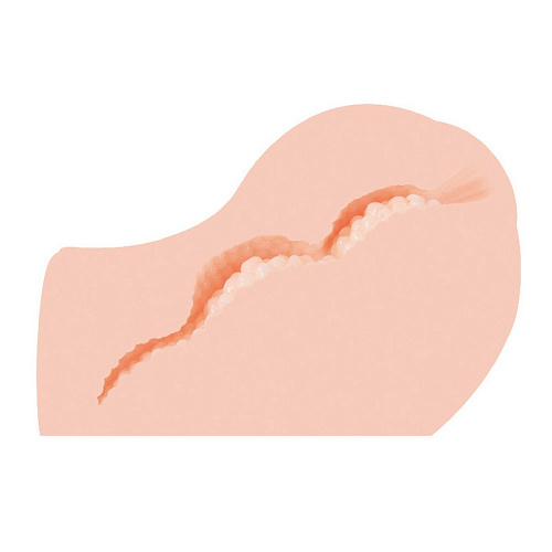 Мастурбатор-полуторс телесного цвета без вибрации KOKOS Angel M10-03-20