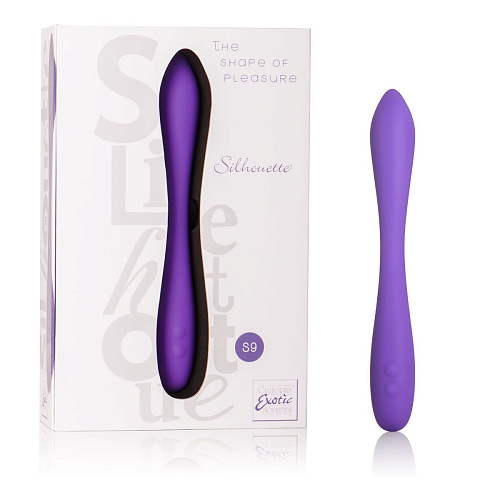 Перезаряжаемый фиолетовый вибромассажёр California Exotic Novelties Silhouette S9 SE-4591-20-3 (16,5 см)