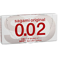 Ультратонкие, прозрачные презервативы Sagami Original 0.02 №2 (2 шт)
