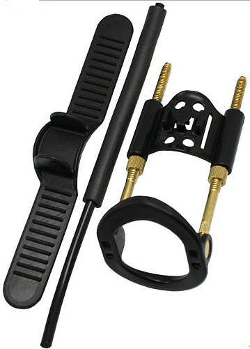 Чёрный удлинитель пениса Eroticon Extender 30486