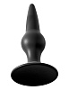 Анальный стимулятор чёрного цвета Pipedream Silicone Starter Plug PD4680-23 (10,2 см)