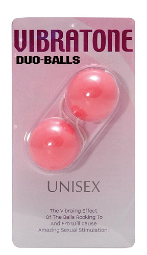Розовые вагинальные шарики Seven Creations Vibratone DUO-BALLS 7224PK