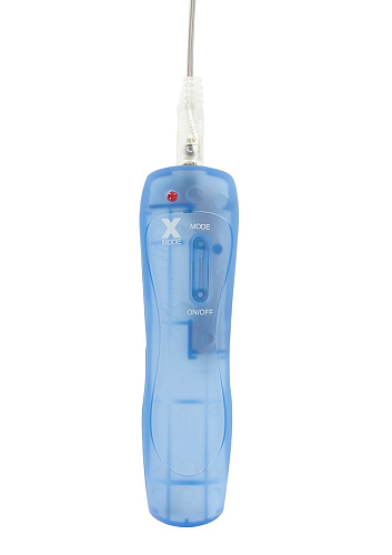 Голубая анальная пробка с вибрацией и эрекционным колечком Toy Joy MANPOWER 3006010200