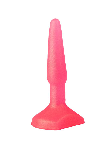Розовый гелевый плаг на широком основании LOVETOY (А-Полимер) 432700 (11,5 см)