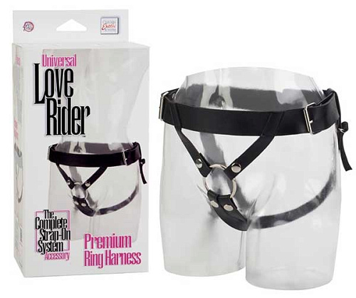 Чёрные трусики для крепления фаллоимитаторов California Exotic Novelties Universal Love Rider Harness SE-1498-50-3