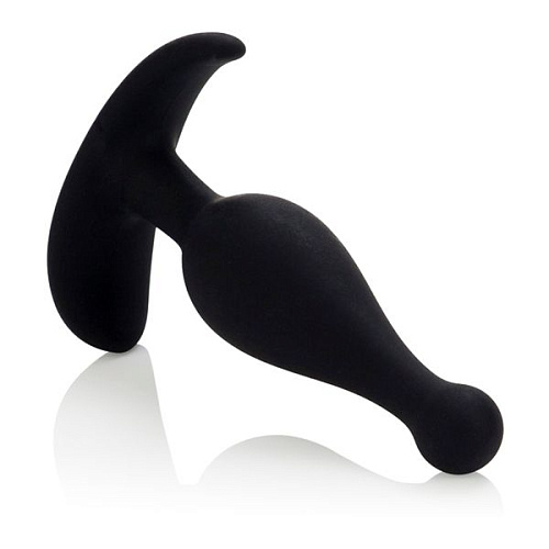 Чёрная силиконовая анальная пробка California Exotic Novelties Booty Call SE-0396-00-2 (12 см)