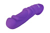 Фиолетовый вибратор с объёмным рельефом Evolved EN-BB-1586-2 (7,5 см)