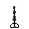 Чёрная анальная цепочка Bior toys Sex Expert SEM-55034 (12,5 см)