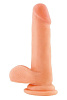 Гнущийся телесный фаллоимитатор на присоске ToyFa 982022 (17 см)