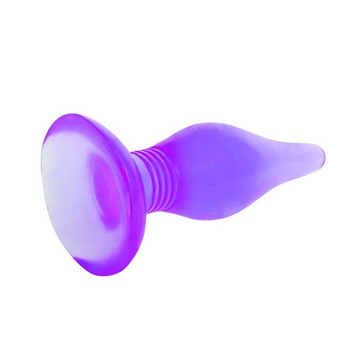 Фиолетовая анальная пробка с утонченным кончиком Baile BI-017006-0603 (13,8 см)