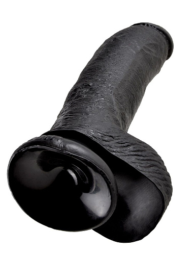 Чёрный фаллоимитатор Pipedream 9 Cock with Balls PD5508-23 (22,9 см)
