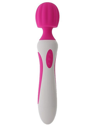 Розовый с белым вибратор-жезл Odeco ULRICA PINK OD6018-AV (28 см)