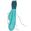 Бирюзовый вибратор Хай-Тек Jopen CERES RABBIT JO-8053-05-3