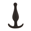 Чёрная силиконовая анальная пробка California Exotic Novelties Booty Call SE-0396-00-2 (12 см)