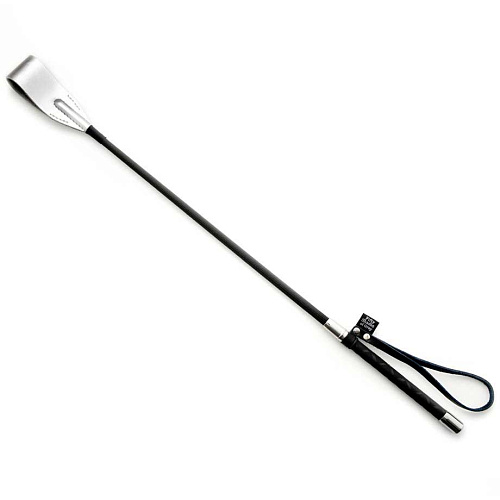 Серебристо-чёрный стек Fifty Shades of Grey Riding Crop FS-40182 (59 см)