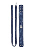 Синий джинсовый ошейник Shots Media BV With Leash Roughend Denim Style OU477BLU