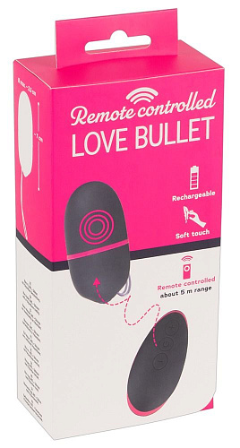 Темно-фиолетовое виброяйцо с пультом ДУ Orion Remote Controlled Love Bullet 05952680000