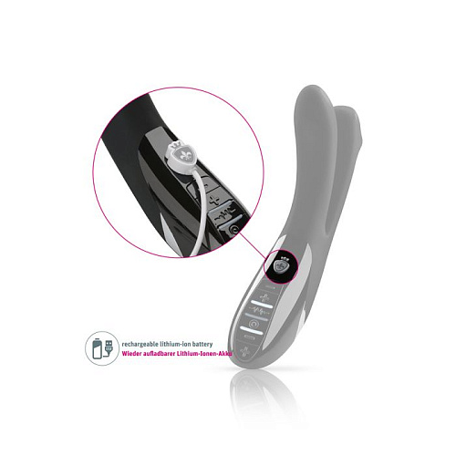 Двойной электростимулятор MyStim Tingling Apart 46877 (25 см)