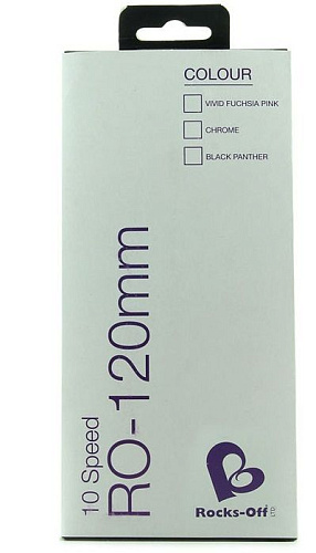 Розовая вибропуля с 10 скоростями вибрации Rocks-Off 10RO120PK (12,4 см)