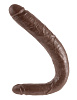Двусторонний коричневый дилдо Pipedream 16 Tapered Double Dildo PD5517-29 (40,6 см)